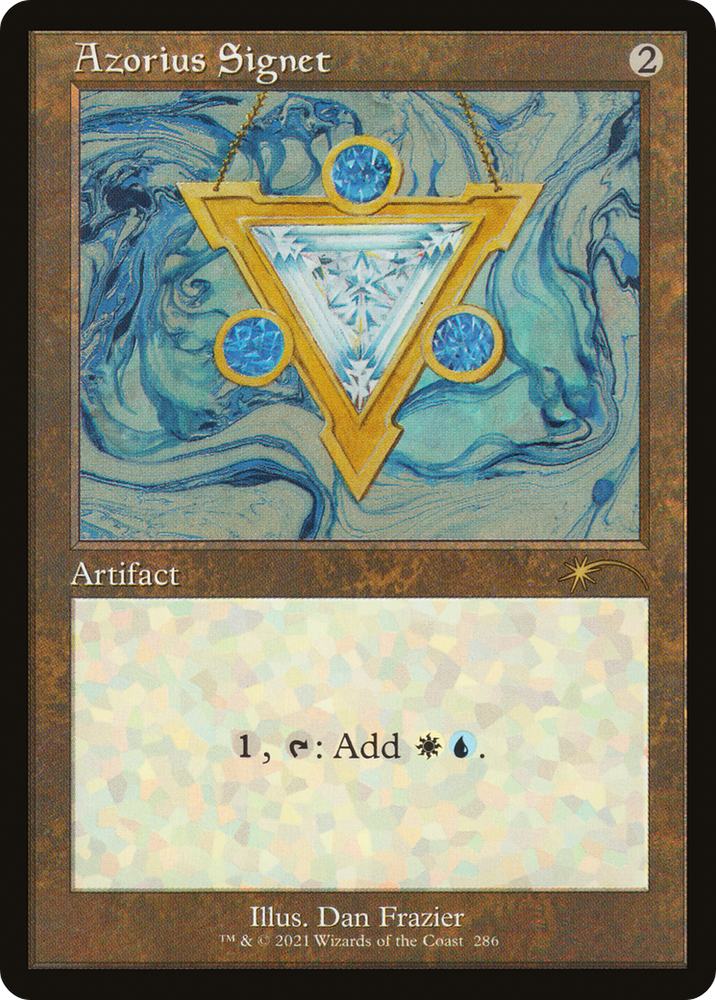 Azorius Signet (Retro) [Secret Lair Drop Series]