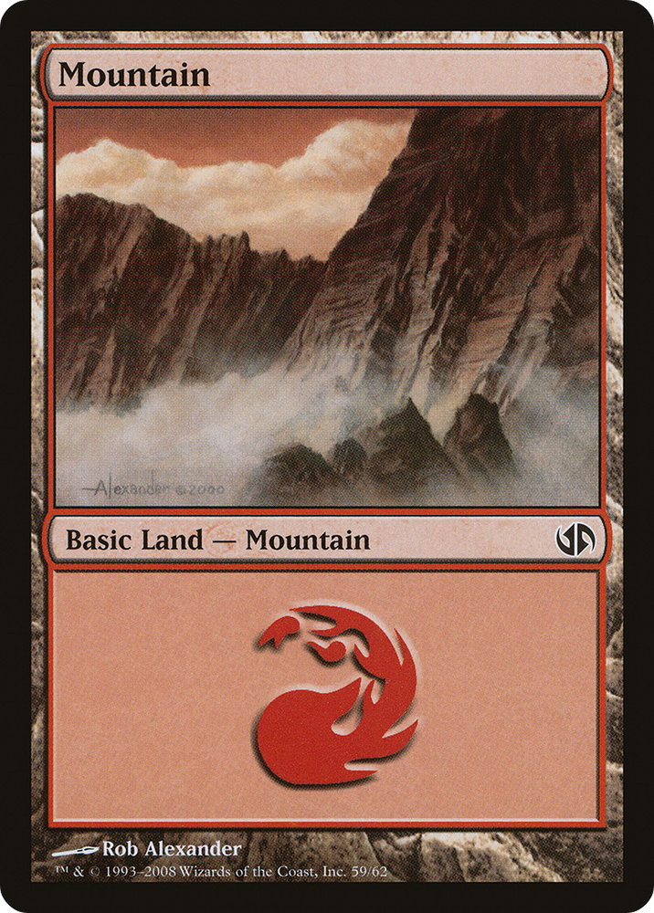 Mountain (59) [Duel Decks: Jace vs. Chandra]