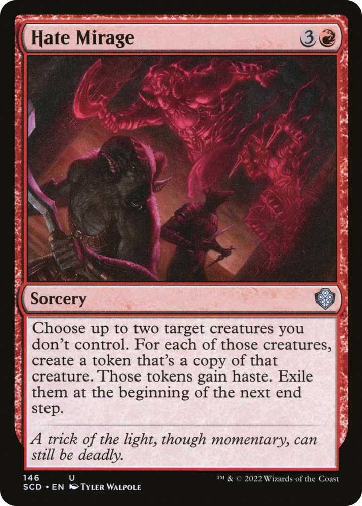 Hate Mirage [Starter Commander Decks]