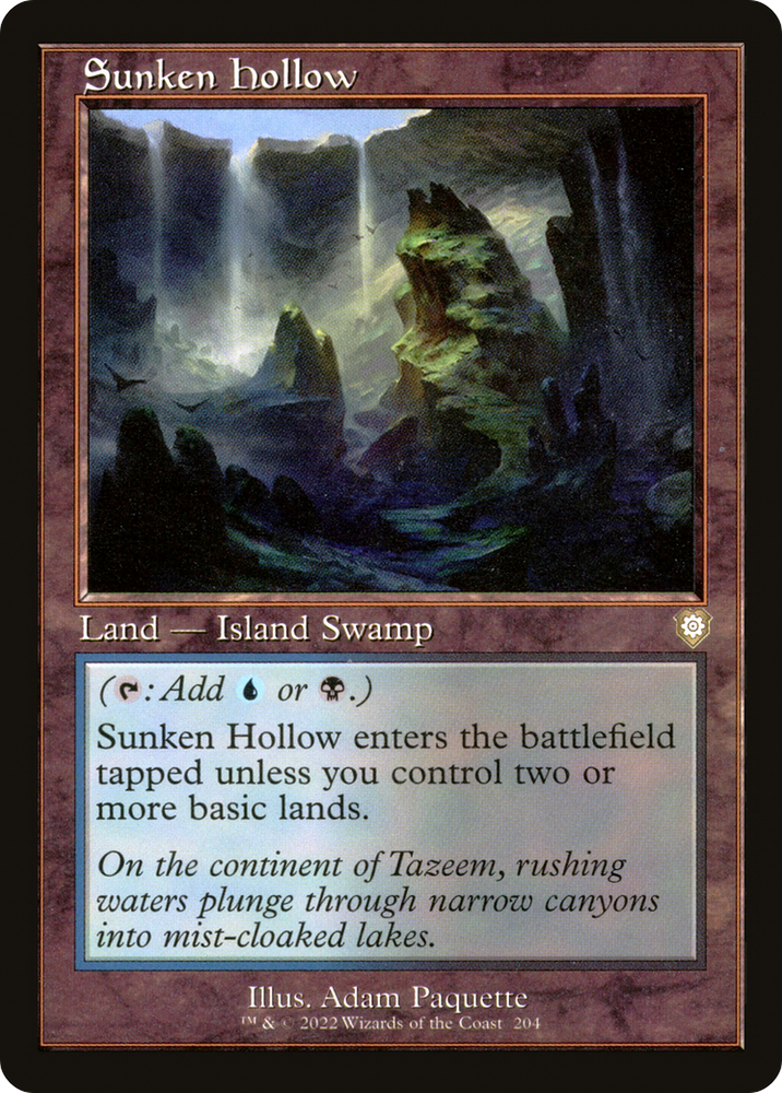 Sunken Hollow (Retro) [The Brothers' War Commander]