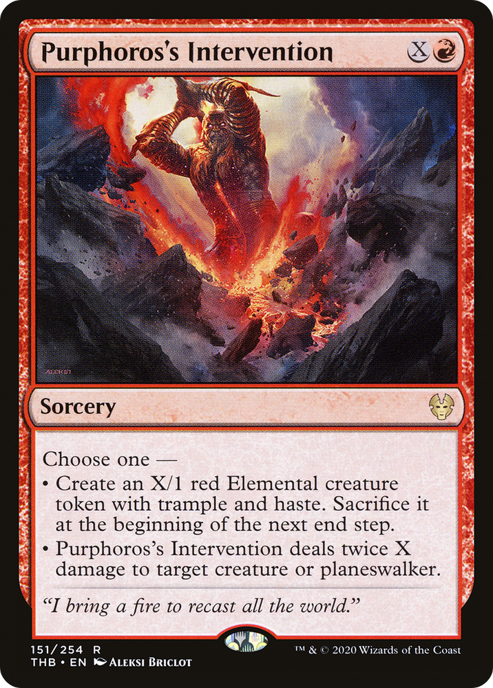 Purphoros's Intervention [Theros Beyond Death]