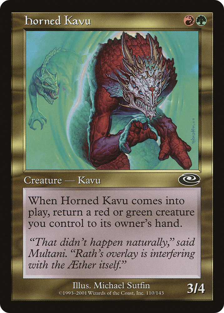 Horned Kavu [Planeshift]