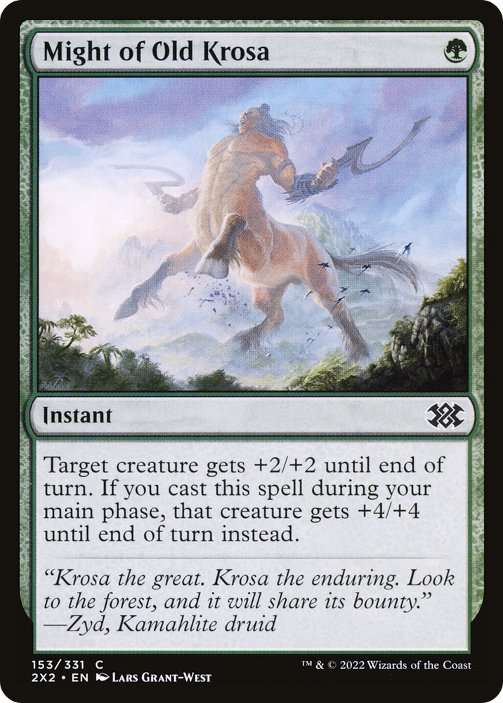 Might of Old Krosa [Double Masters 2022]