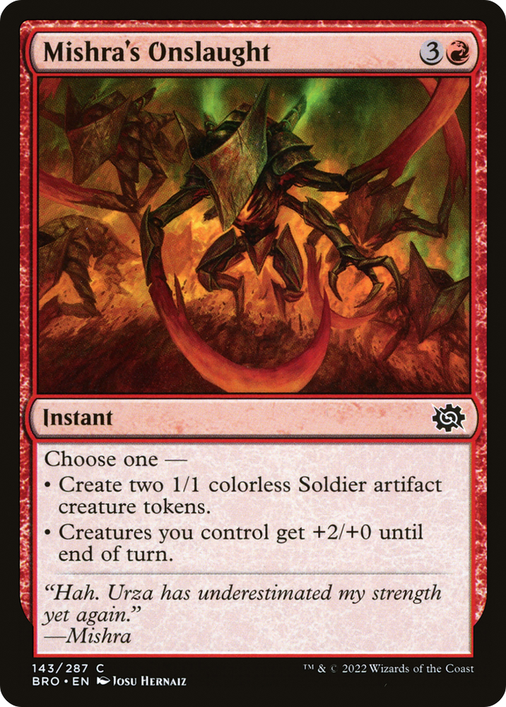 Mishra's Onslaught [The Brothers' War]