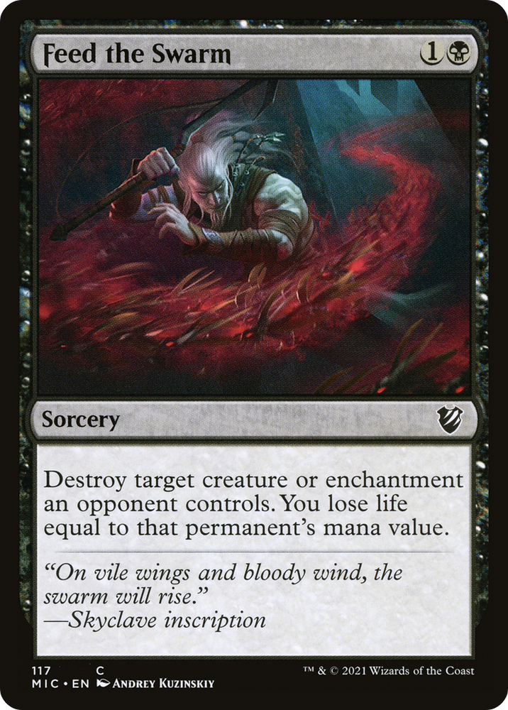 Feed the Swarm [Innistrad: Midnight Hunt Commander]