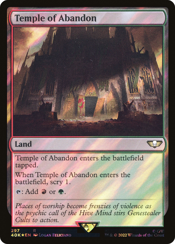 Temple of Abandon (Surge Foil) [Warhammer 40,000]