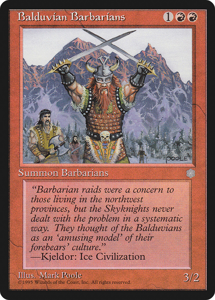 Balduvian Barbarians [Ice Age]