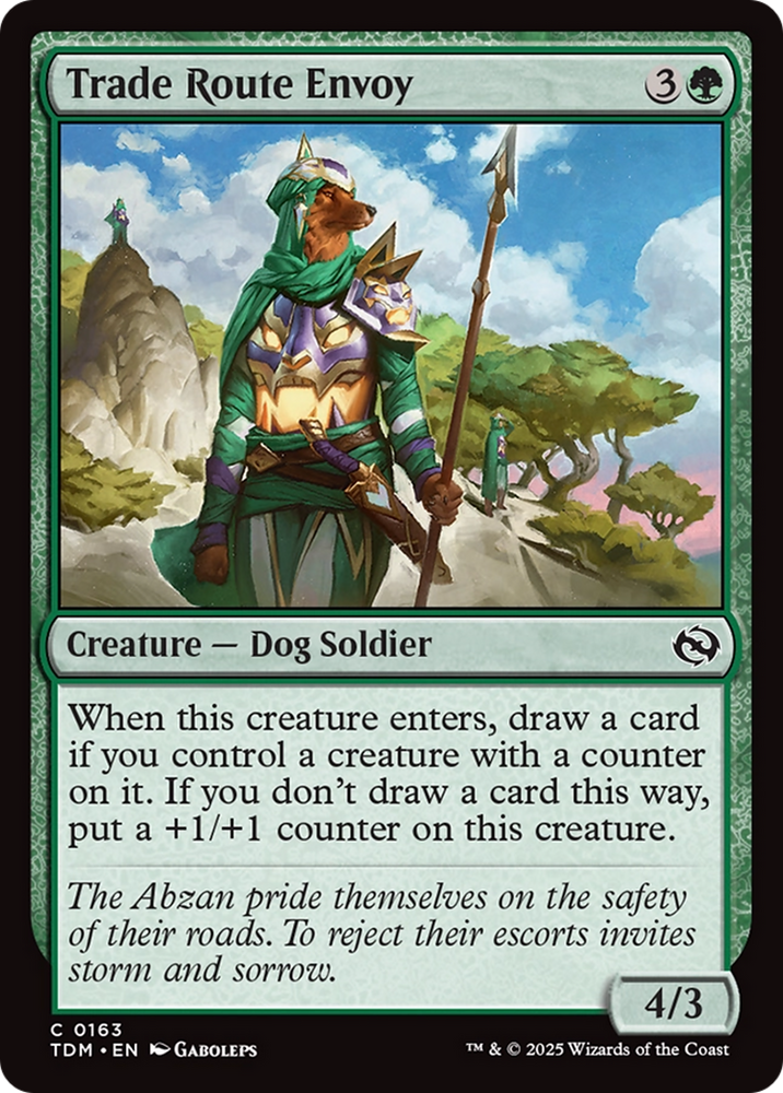 Trade Route Envoy (TDM-163) - Tarkir: Dragonstorm Foil
