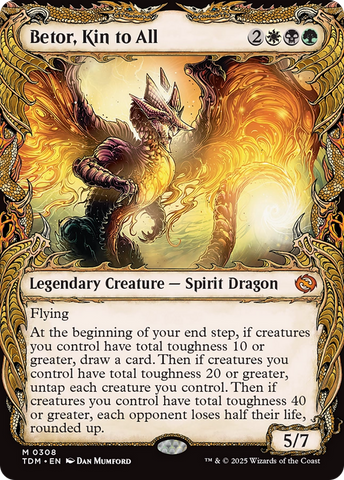 Betor, Kin to All (TDM-308) - Tarkir: Dragonstorm: (Showcase)