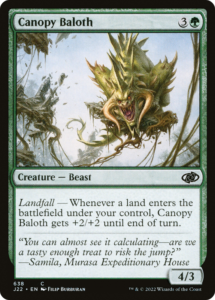 Canopy Baloth [Jumpstart 2022]