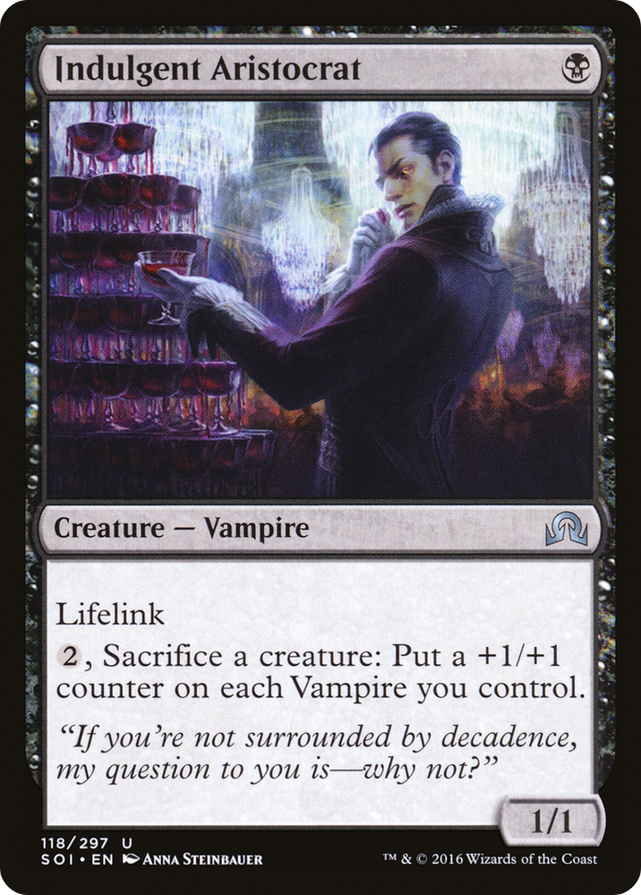 Indulgent Aristocrat [Shadows over Innistrad]