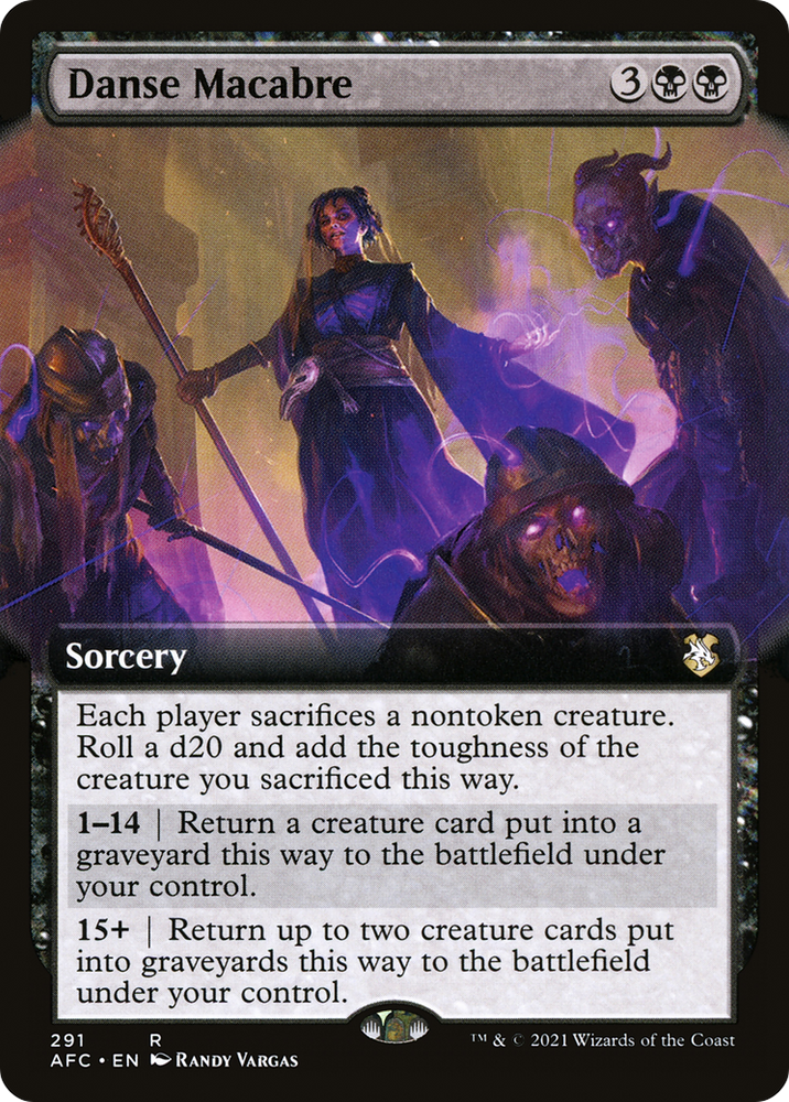 Danse Macabre (Extended Art) [Dungeons & Dragons: Adventures in the Forgotten Realms Commander]