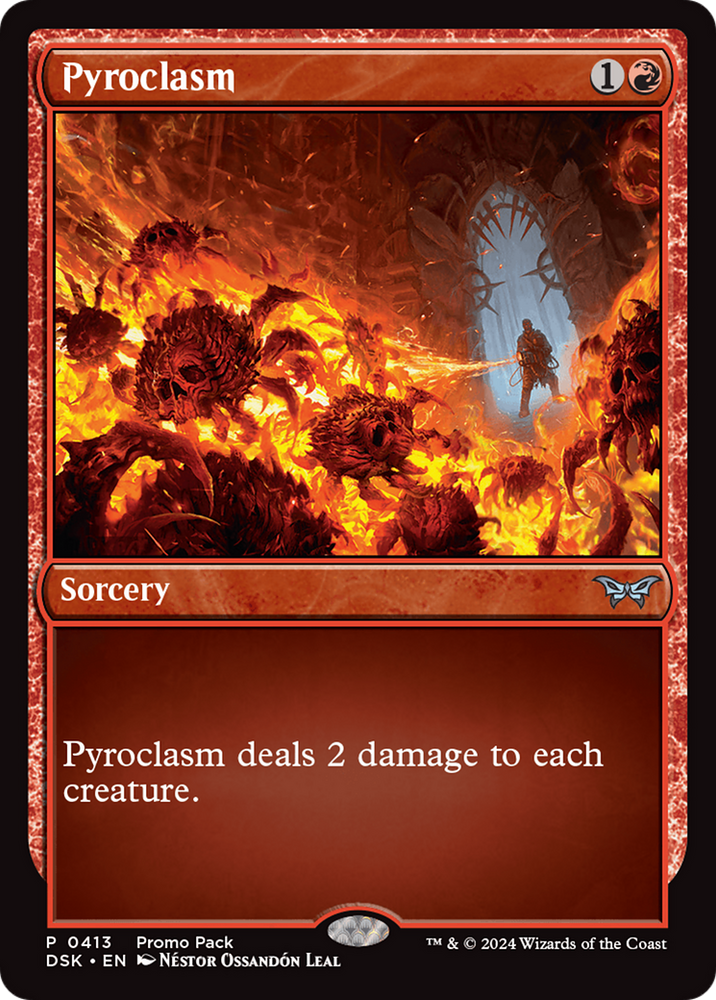Pyroclasm [Duskmourn: House of Horror Promos]
