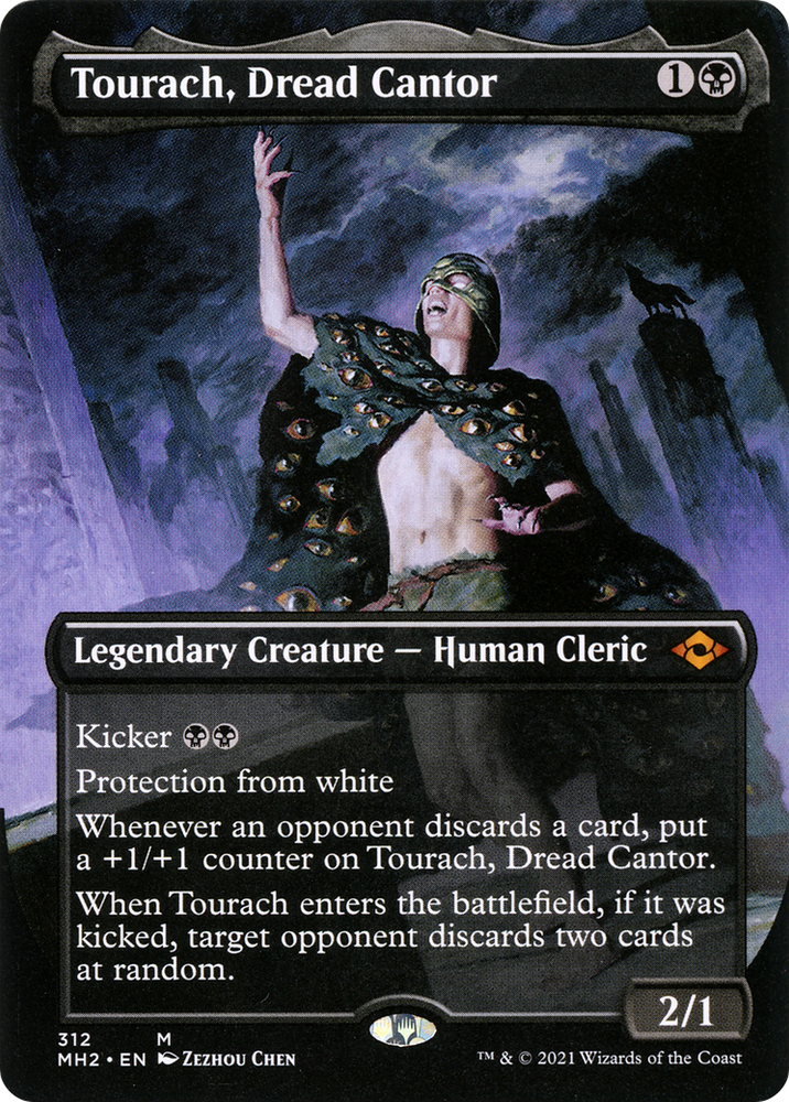 Tourach, Dread Cantor (Borderless Alternate Art) [Modern Horizons 2]