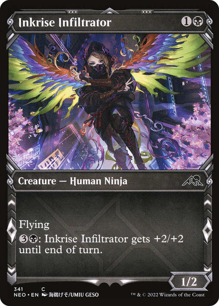 Inkrise Infiltrator (Showcase Ninja) [Kamigawa: Neon Dynasty]