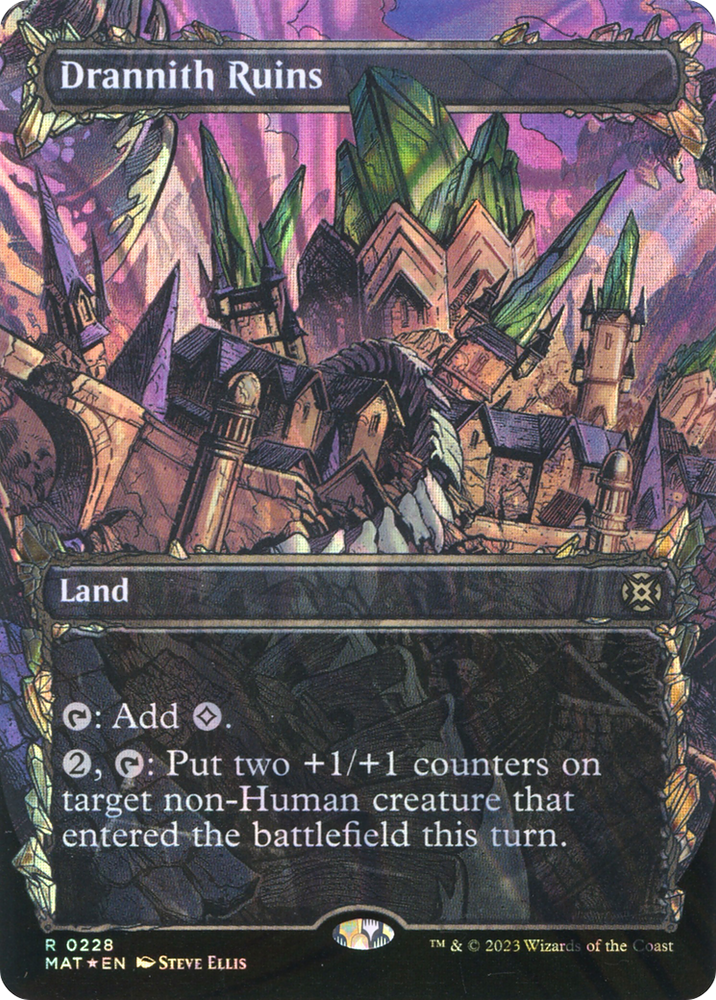 Drannith Ruins (Showcase Halo Foil) [March of the Machine: The Aftermath]