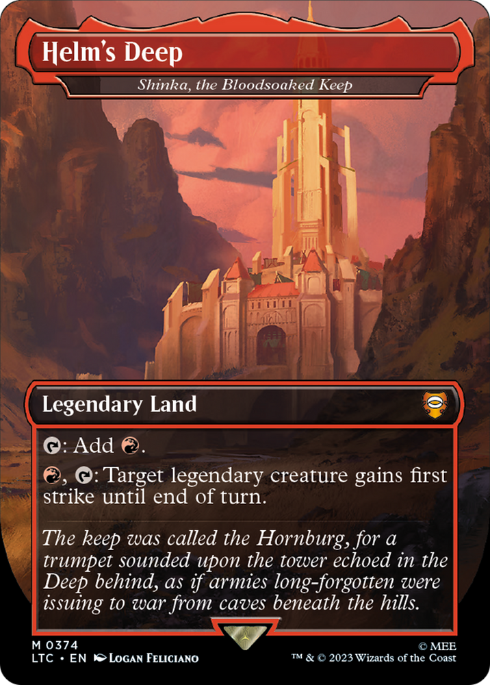 Helm's Deep - Shinka, the Bloodsoaked Keep [The Lord of the Rings: Tales of Middle-Earth Commander]