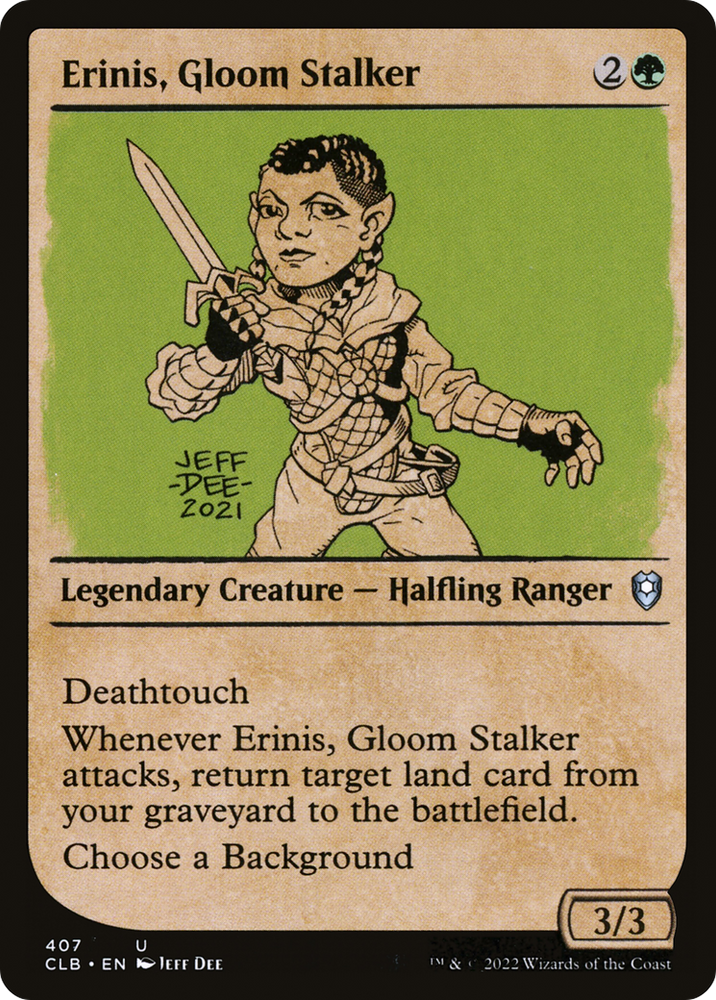 Erinis, Gloom Stalker (Showcase) [Commander Legends: Battle for Baldur's Gate]