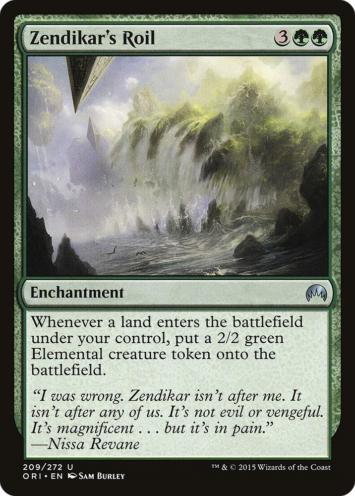 Zendikar's Roil [Magic Origins]