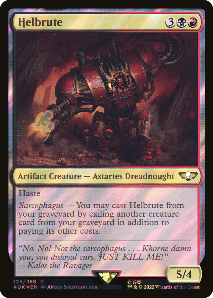 Helbrute (Surge Foil) [Warhammer 40,000]