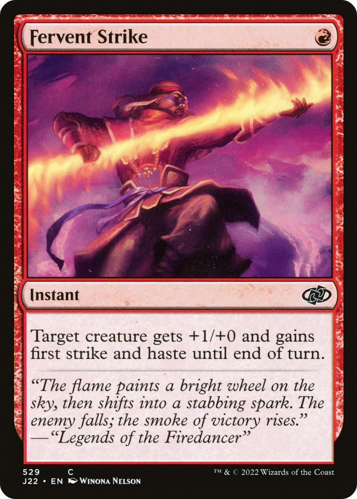 Fervent Strike [Jumpstart 2022]