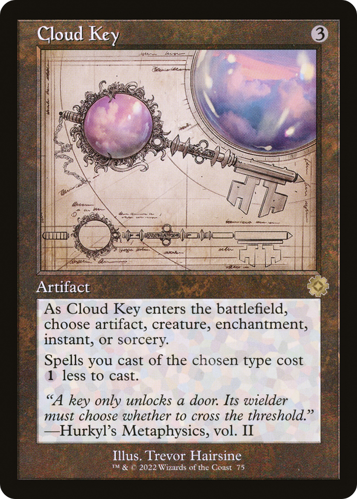 Cloud Key (Retro Schematic) [The Brothers' War Retro Artifacts]