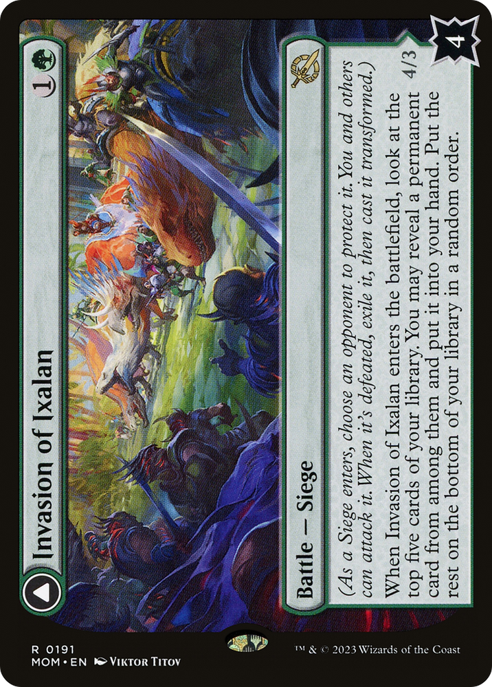 Invasion of Ixalan // Belligerent Regisaur [March of the Machine]