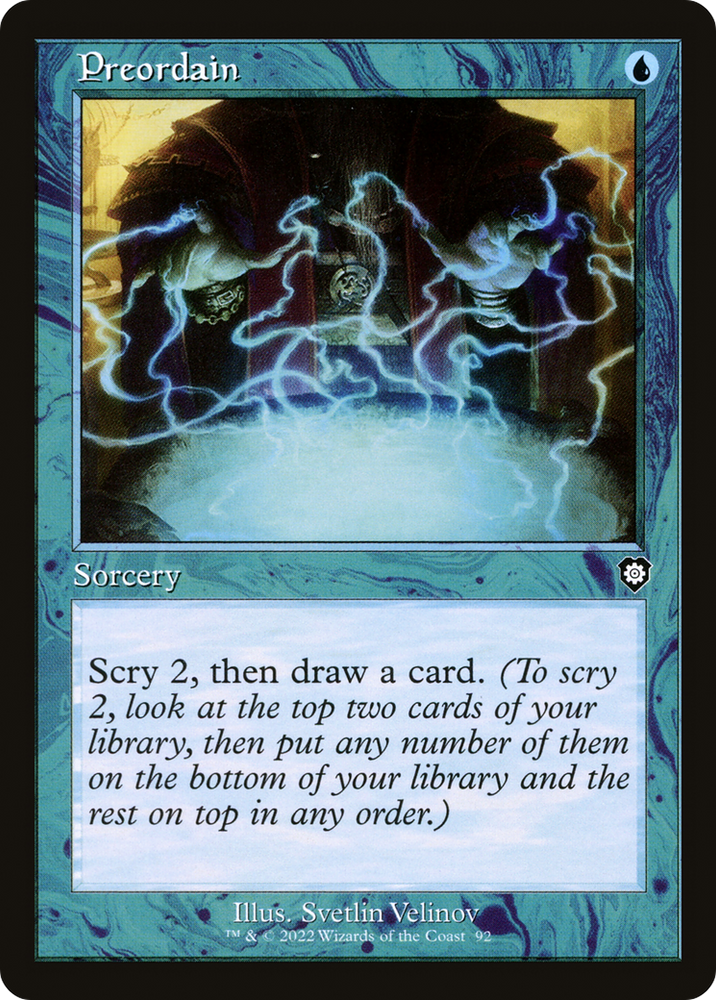 Preordain (Retro) [The Brothers' War Commander]