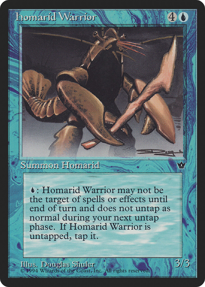 Homarid Warrior (Douglas Shuler) [Fallen Empires]