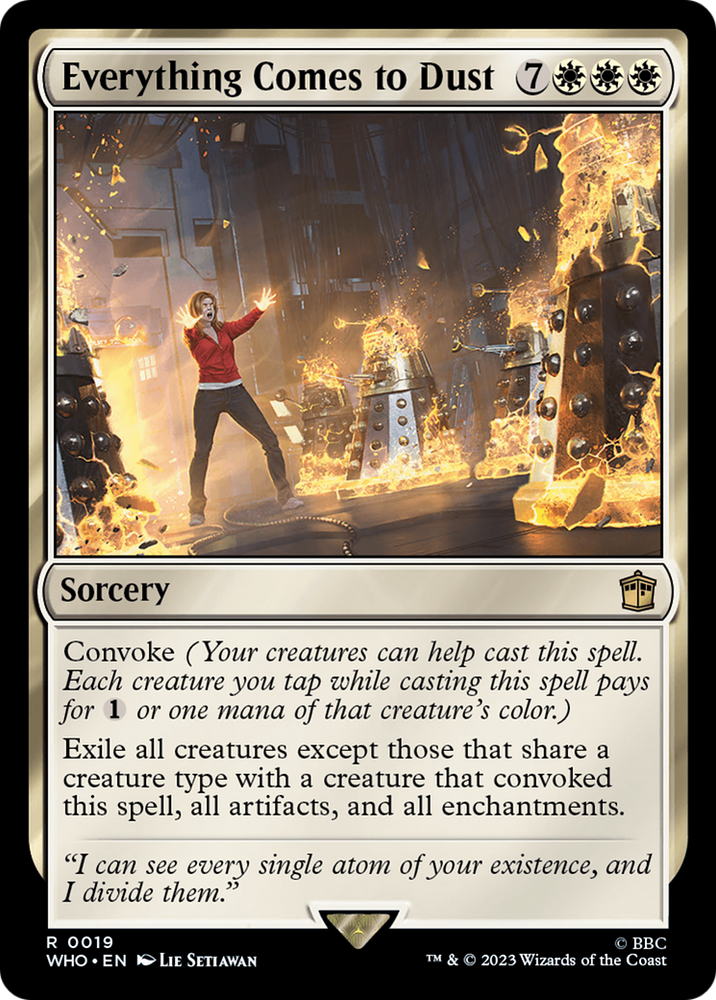 Everything Comes to Dust [Doctor Who]