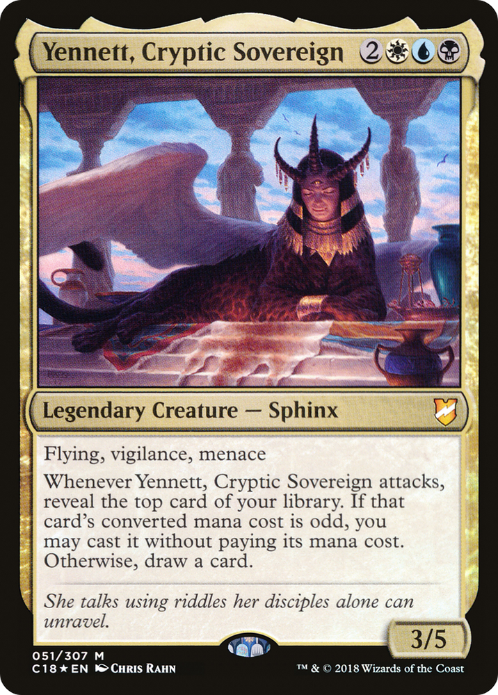 Yennett, Cryptic Sovereign [Commander 2018]
