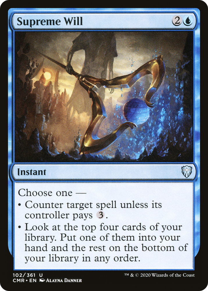 Supreme Will [Commander Legends]