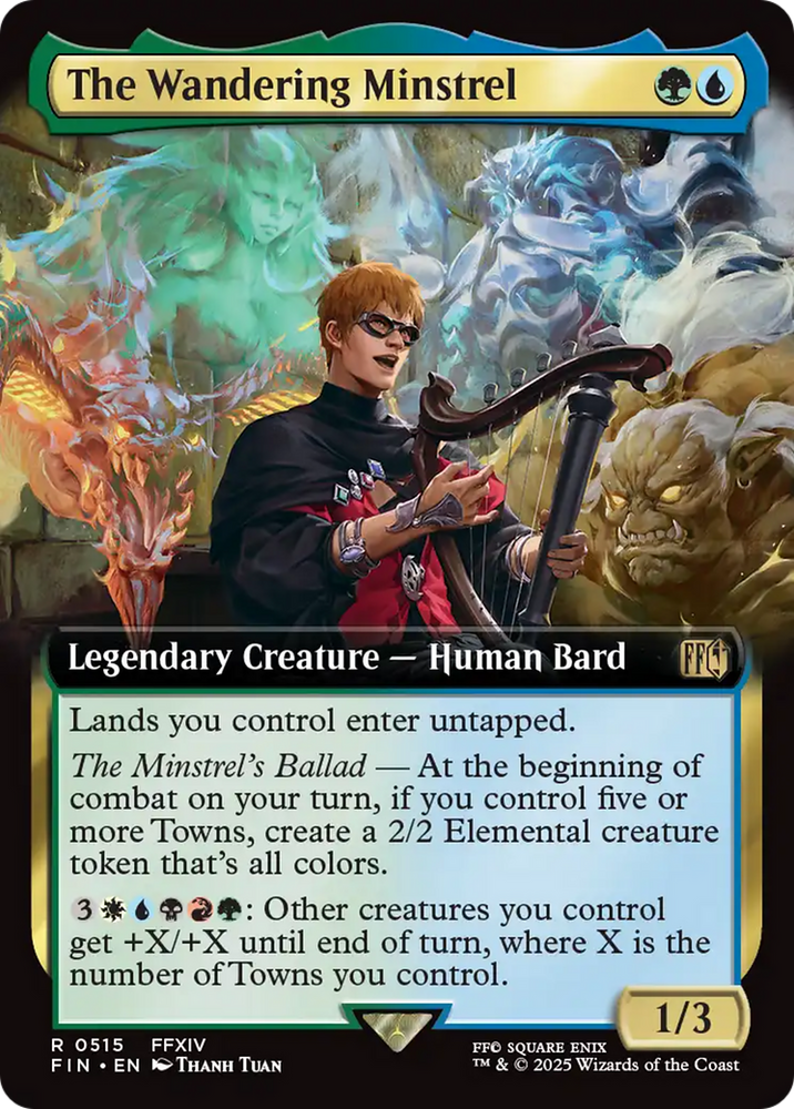 The Wandering Minstrel (FIN-515) - FINAL FANTASY: (Extended Art) Foil