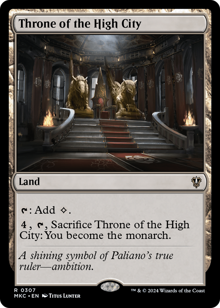 Throne of the High City [Murders at Karlov Manor Commander]