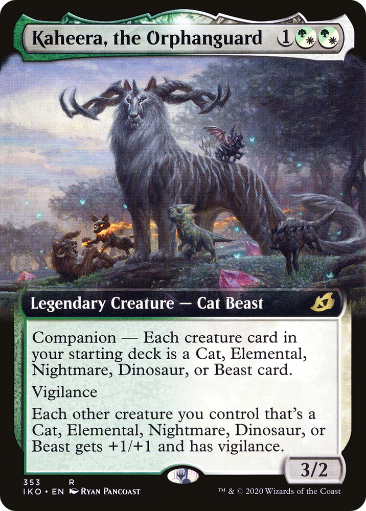 Kaheera, the Orphanguard (Extended Art) [Ikoria: Lair of Behemoths]